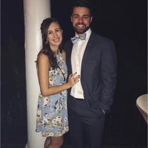 Francesca’s Blue Floral Dress